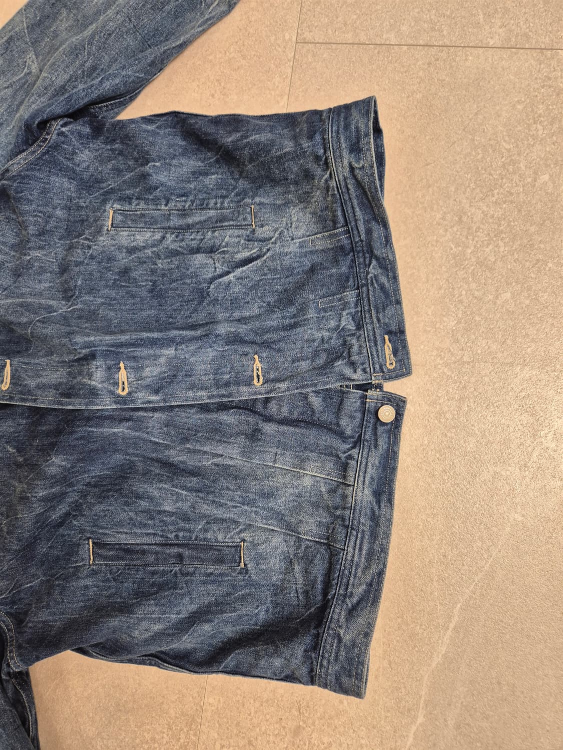 오라리 샐비지 라이트닝 데님 자켓 5사이즈 상품이미지5