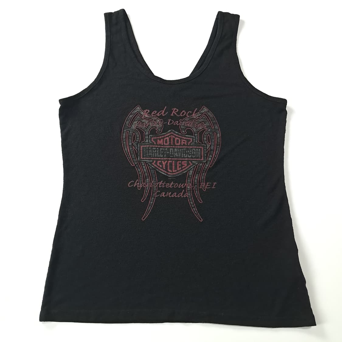 CK171 L 할리데이비슨 미국판 레드락 슬리브리스 티셔츠 상품이미지6