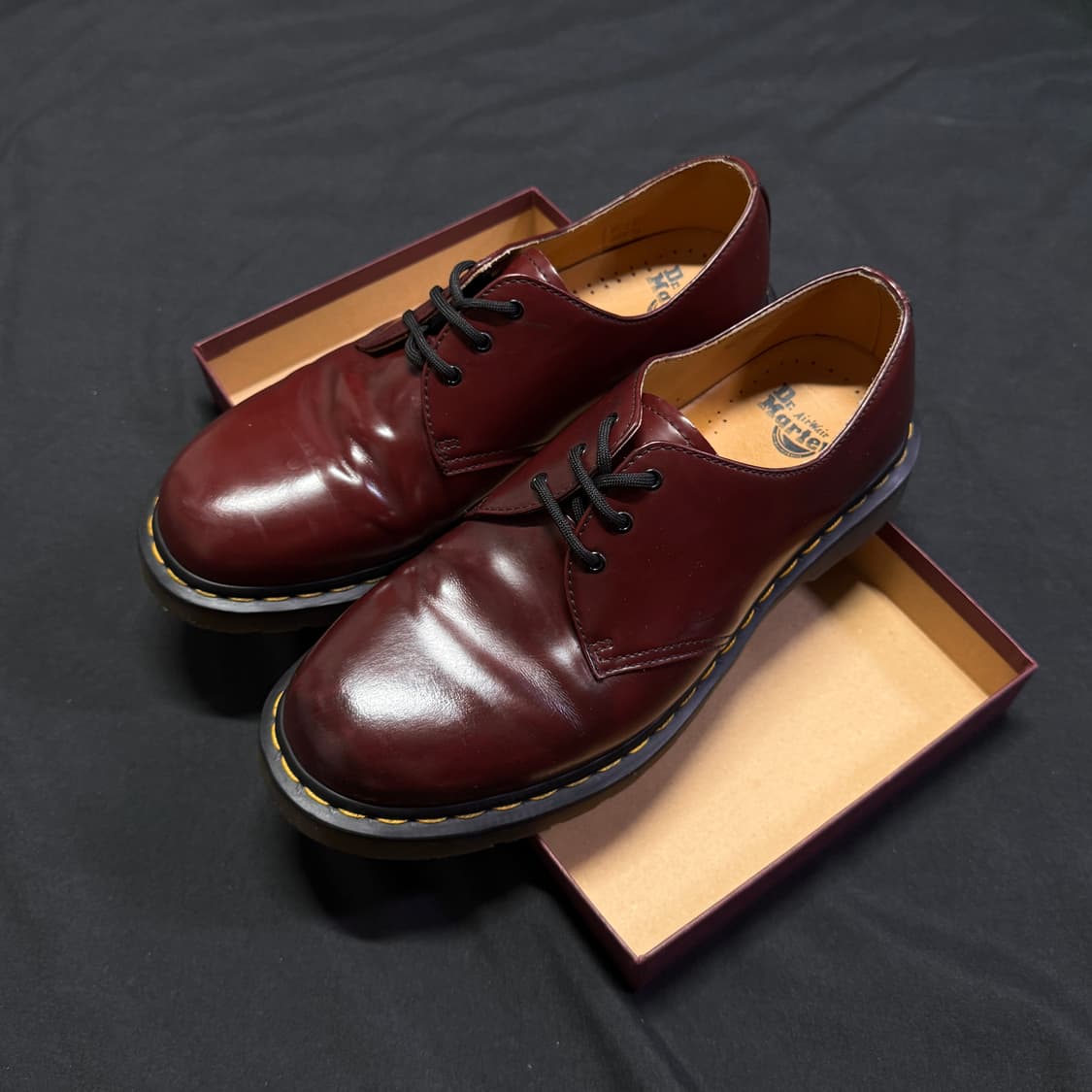 닥터마틴 1461 체리레드 / 디네댓 1460 팔라스 MIE 슈프림270 상품이미지1