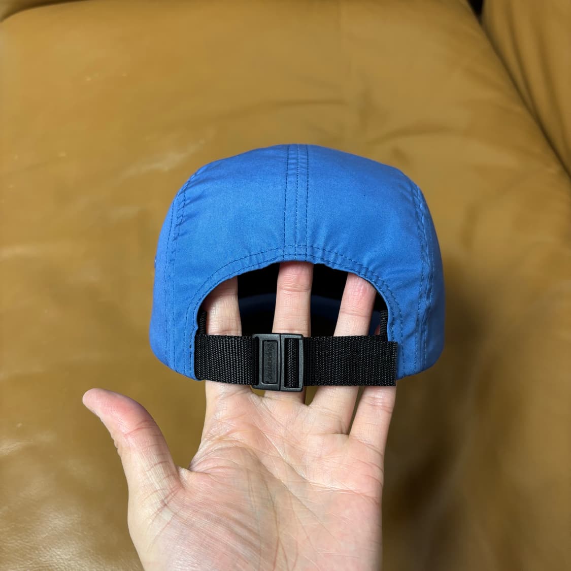 슈프림 캠프캡 모자 박스로고 리버스 라벨 로얄 상품이미지7