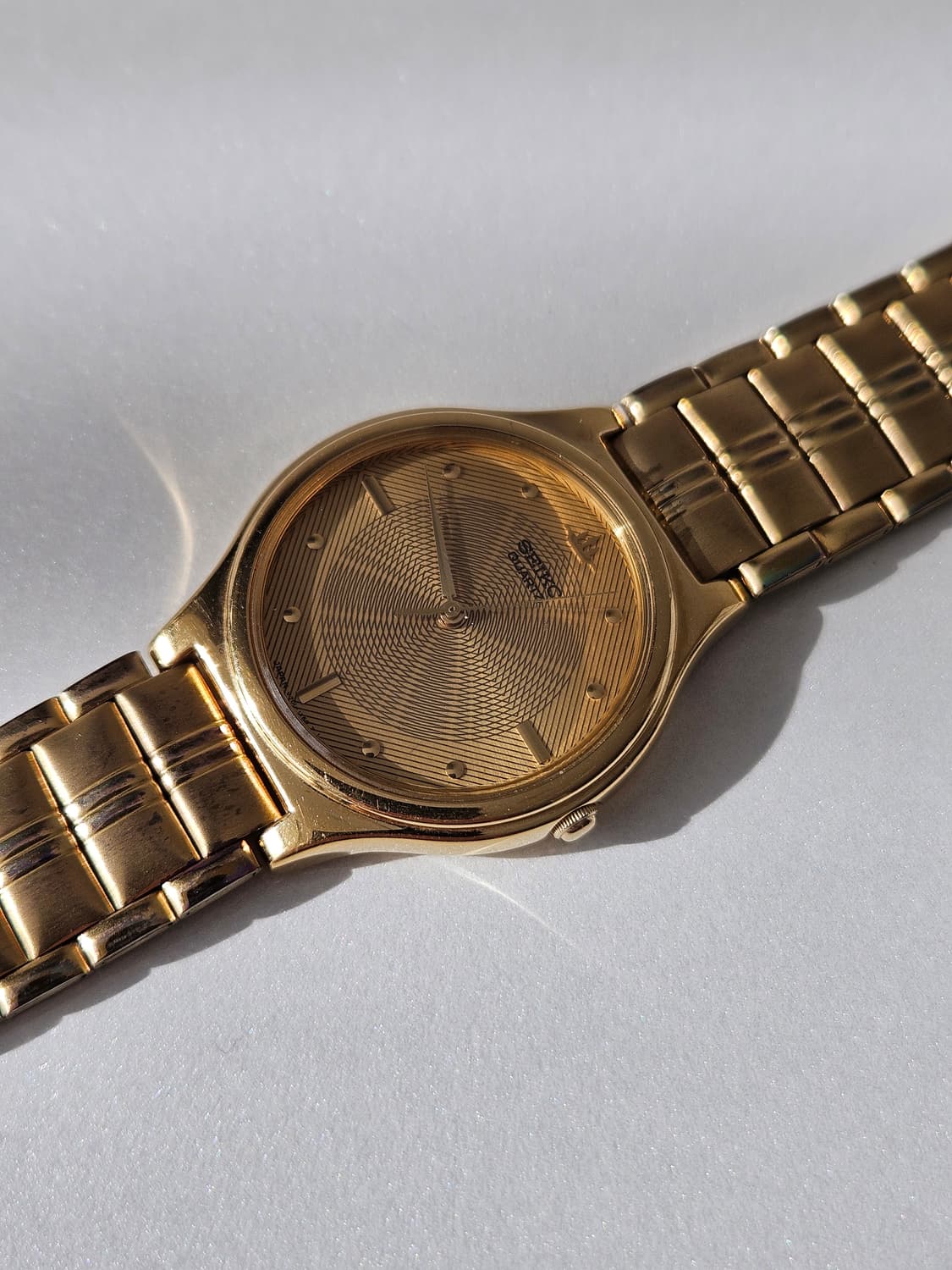 빈티지 세이코 쿼츠 금장 시계 상품이미지4