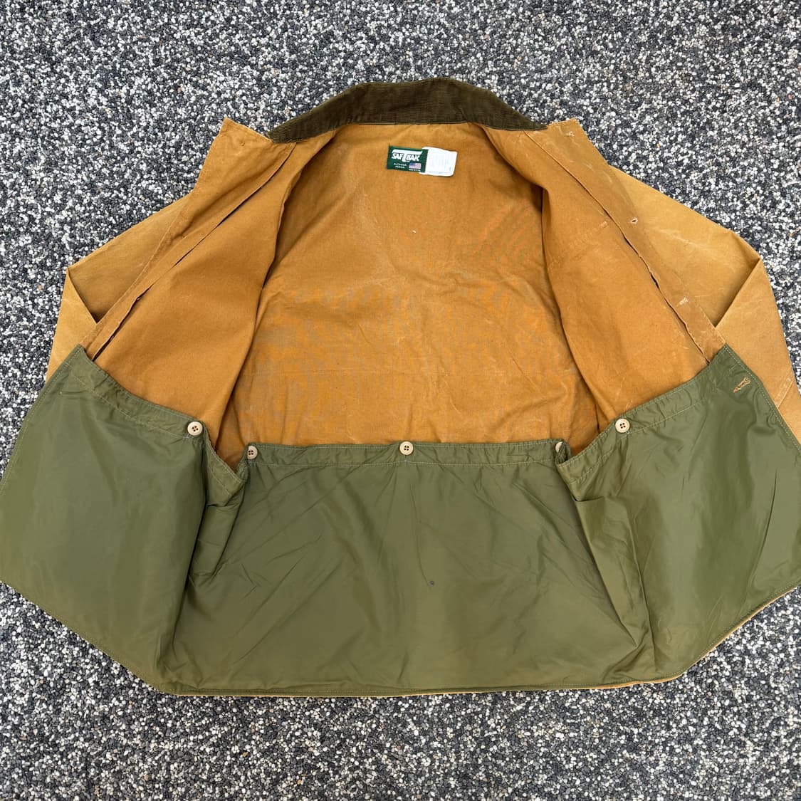 80s SAFTBAK 오리지널 덕캔버스 헌팅 자켓 made in USA  상품이미지4
