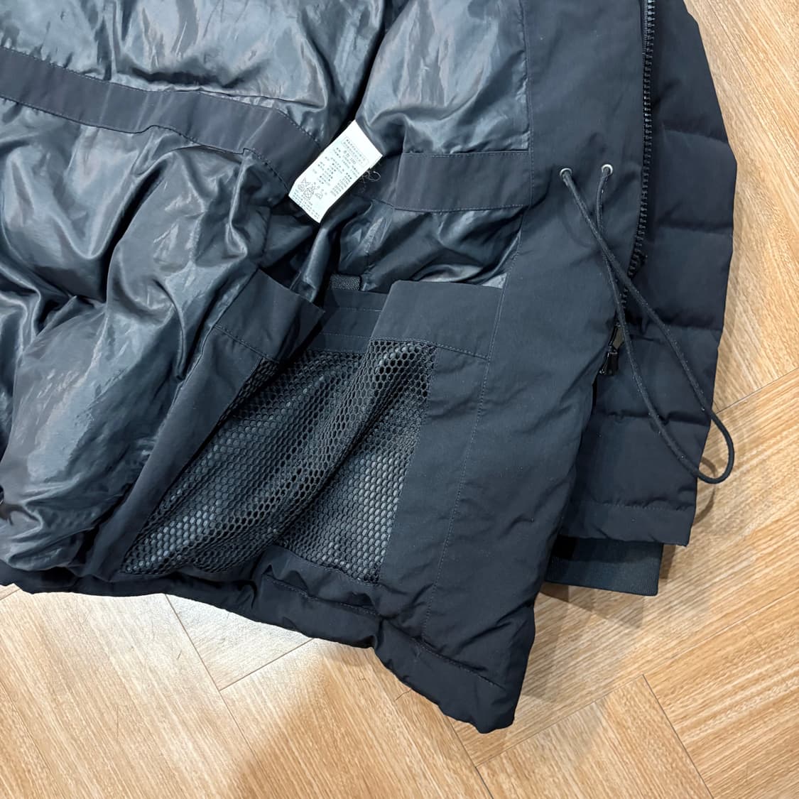 씨피컴퍼니 방독면 페이스 가드 고글 블랙 롱 다운 자켓 상품이미지9