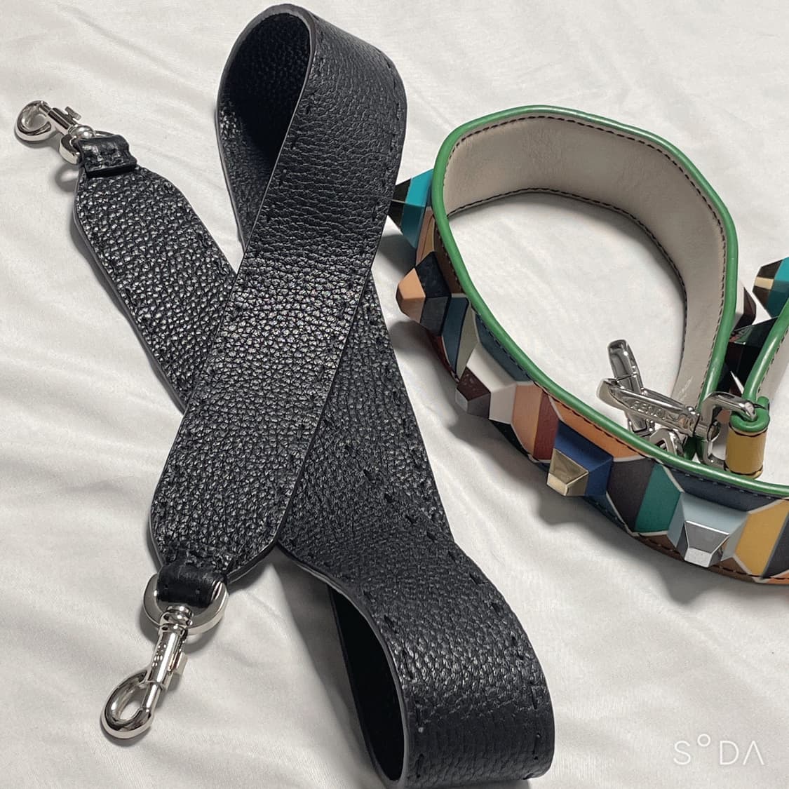 펜디 블랙 가죽 토트백 상품이미지10