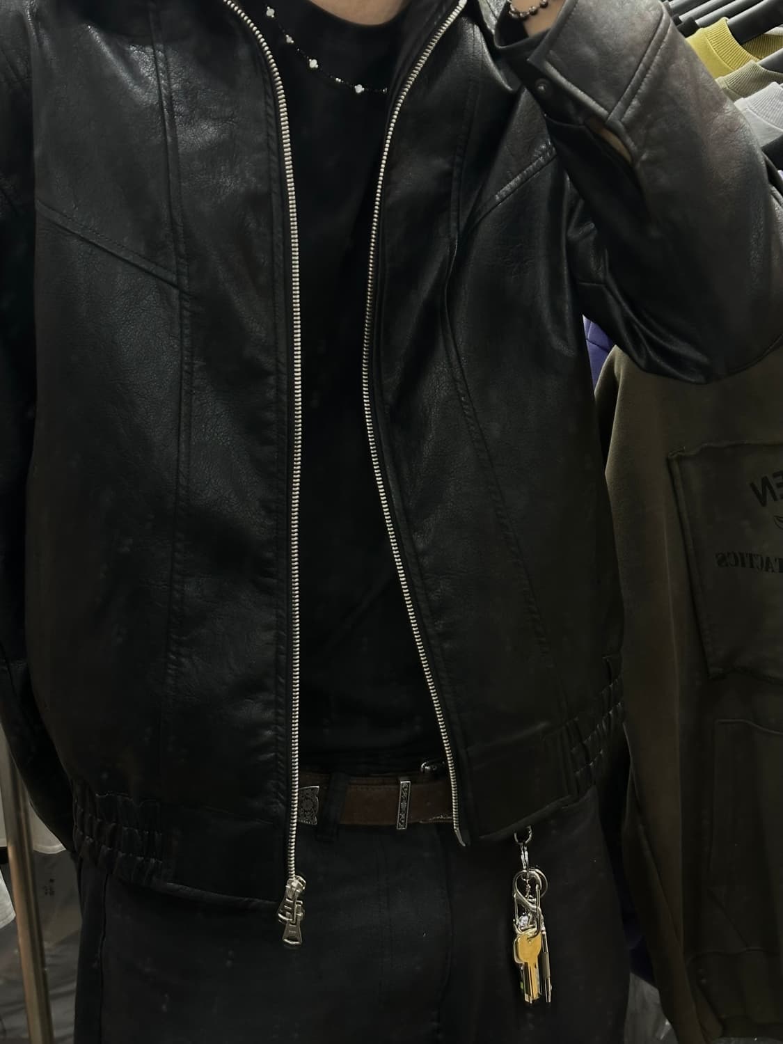 Suede western belt - 스웨이드 웨스턴 벨트 BR 상품이미지6