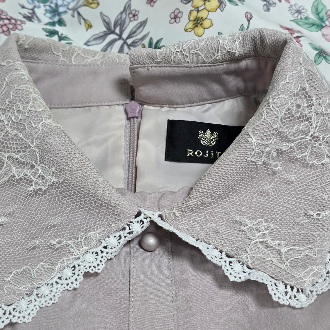 Rojita 로지타 일본빈티지 양산형지뢰계 레이스 프릴 핑크히메갸루원피스 상품이미지2