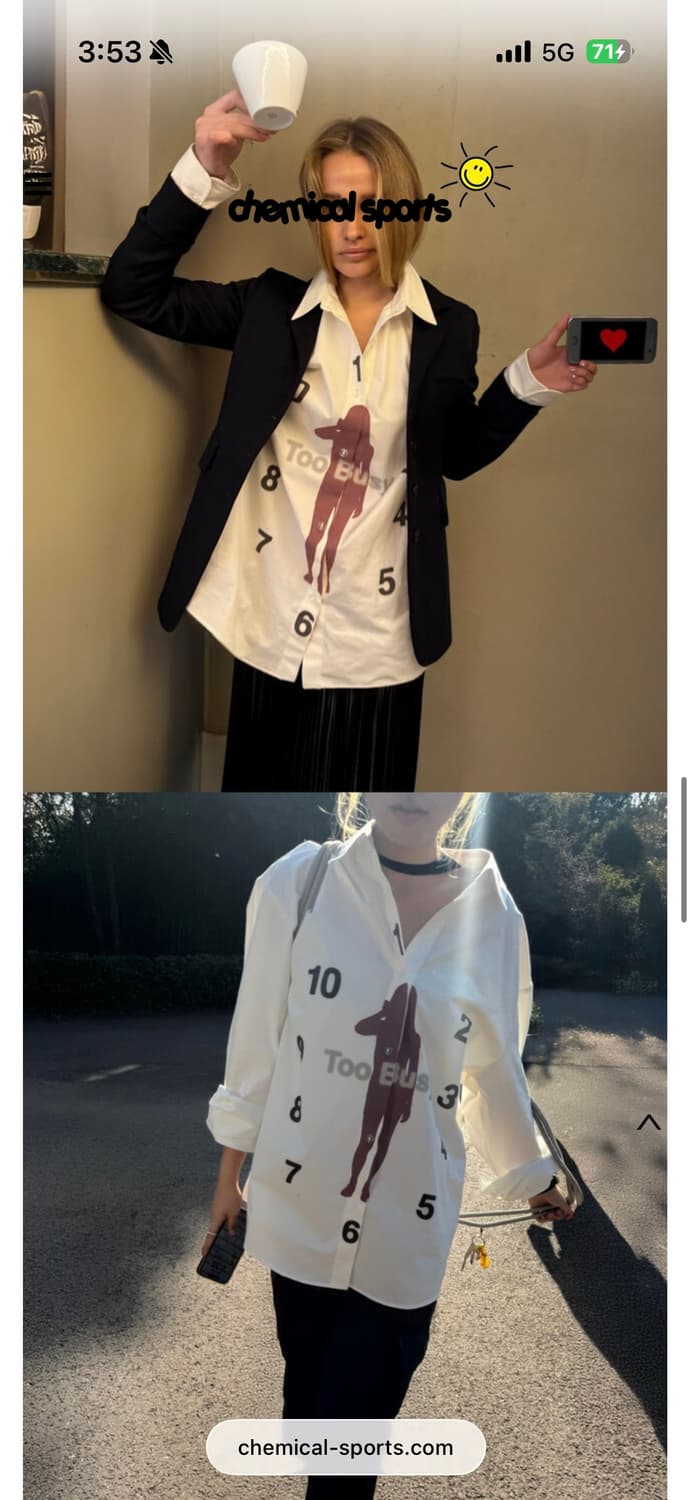 캐미컬 스포츠 투 비지 셔츠 상품이미지3