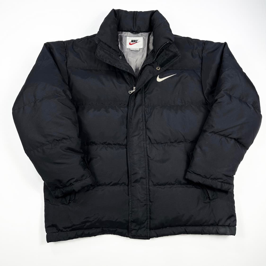 나이키 올드스쿨 립스타 블랙 푸퍼 패딩 점퍼 (실측 XL) 상품이미지2