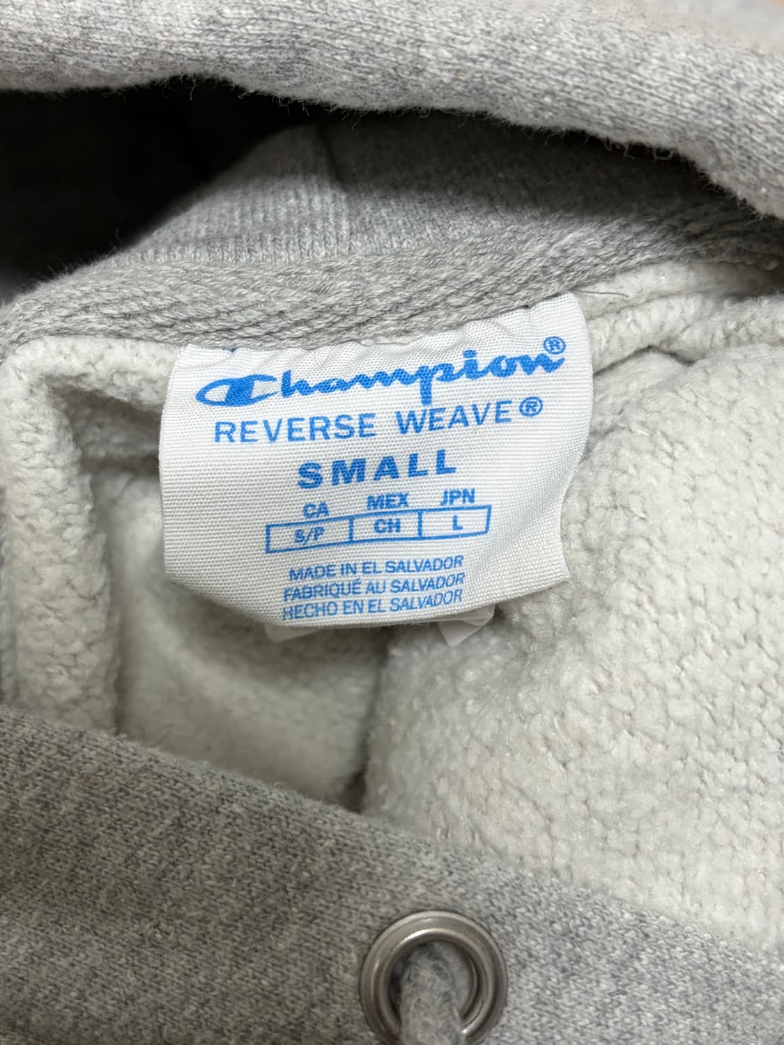 챔피온x모마 후디 옥스포드 그레이 S 상품이미지5