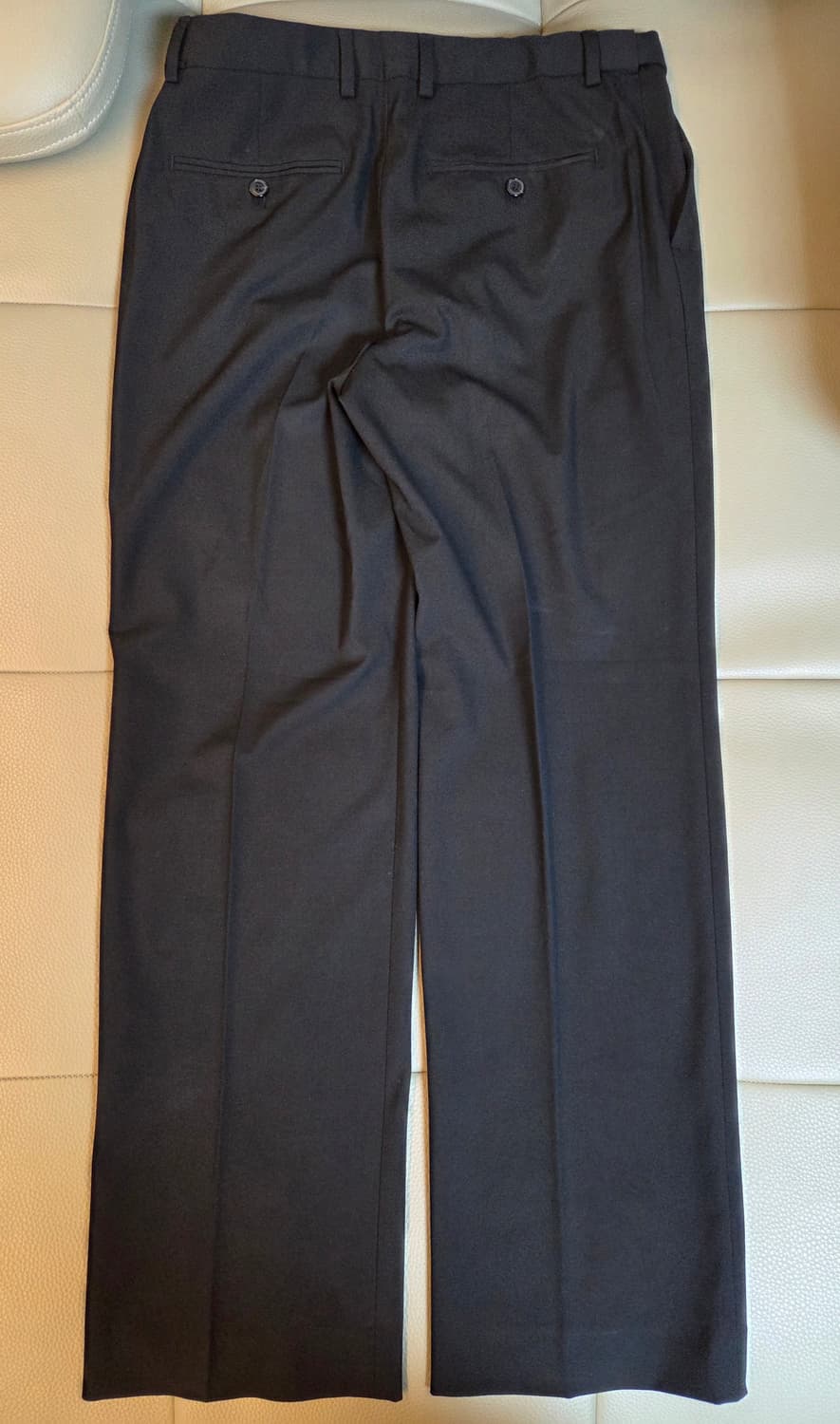 컨셉원 TR 히든밴딩 세미와이드/스트레이트핏 슬랙스 블랙 상품이미지5