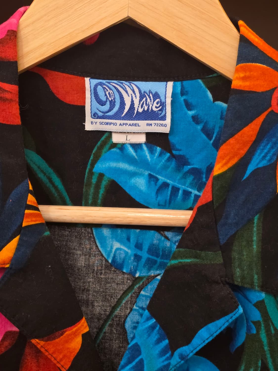 Vintage Tropical Wave Hawaiian Shirt 상품이미지4