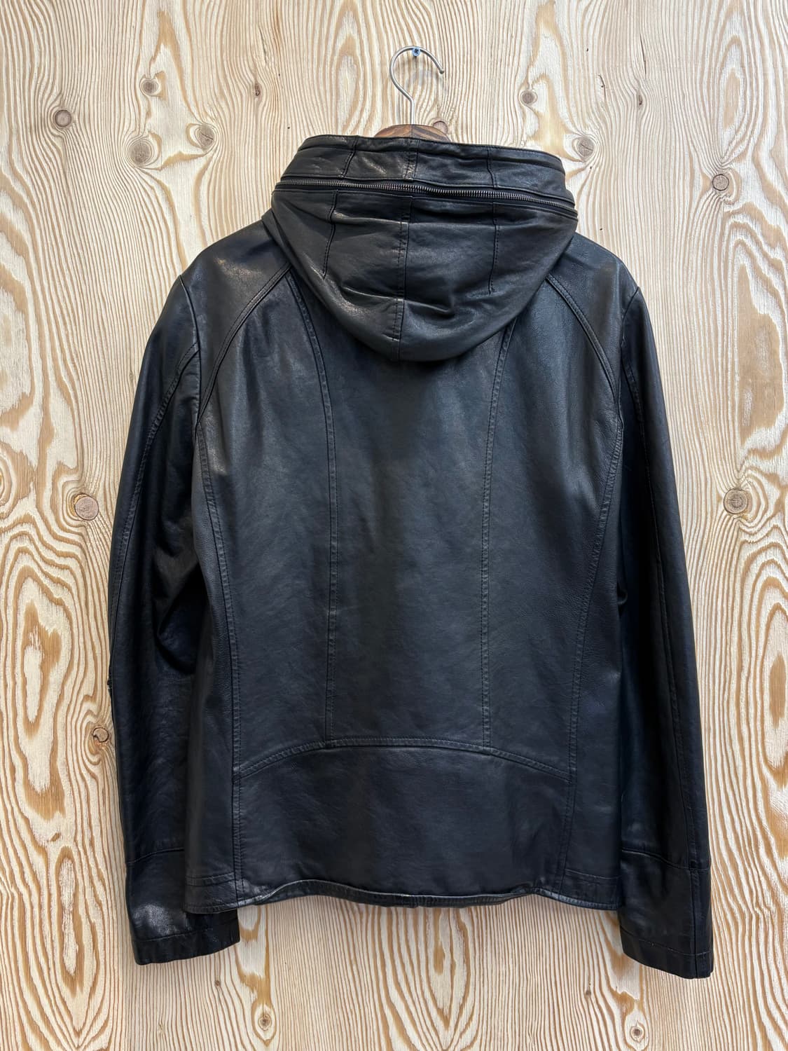 로보 ROBO 램스킨 양가죽 후드 자켓 상품이미지5