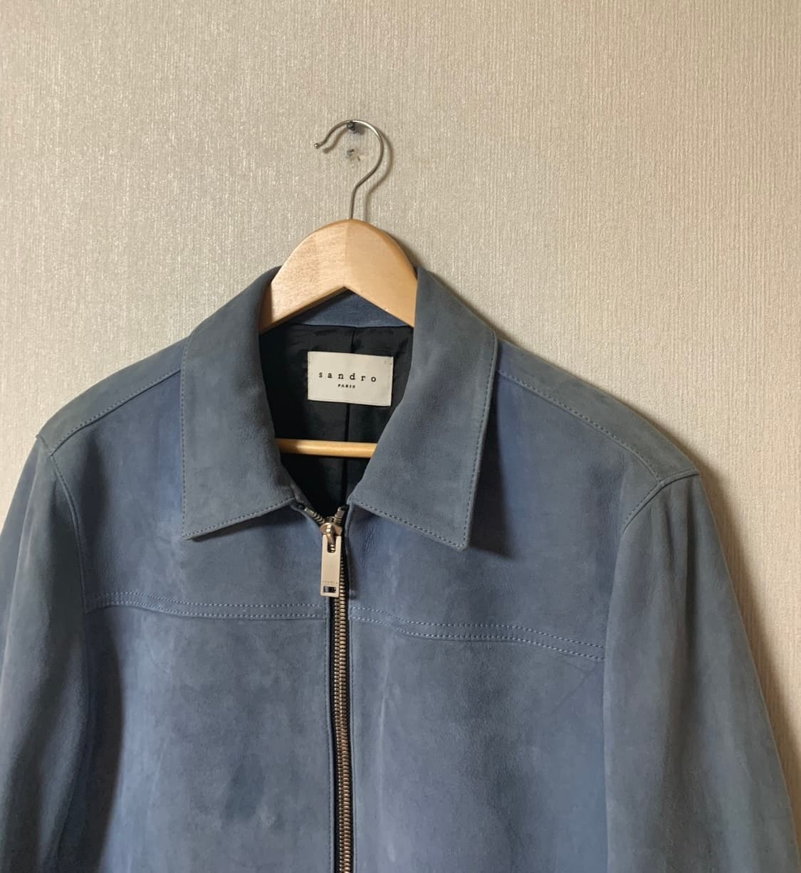 산드로옴므 스웨이드 가죽자켓 상품이미지8