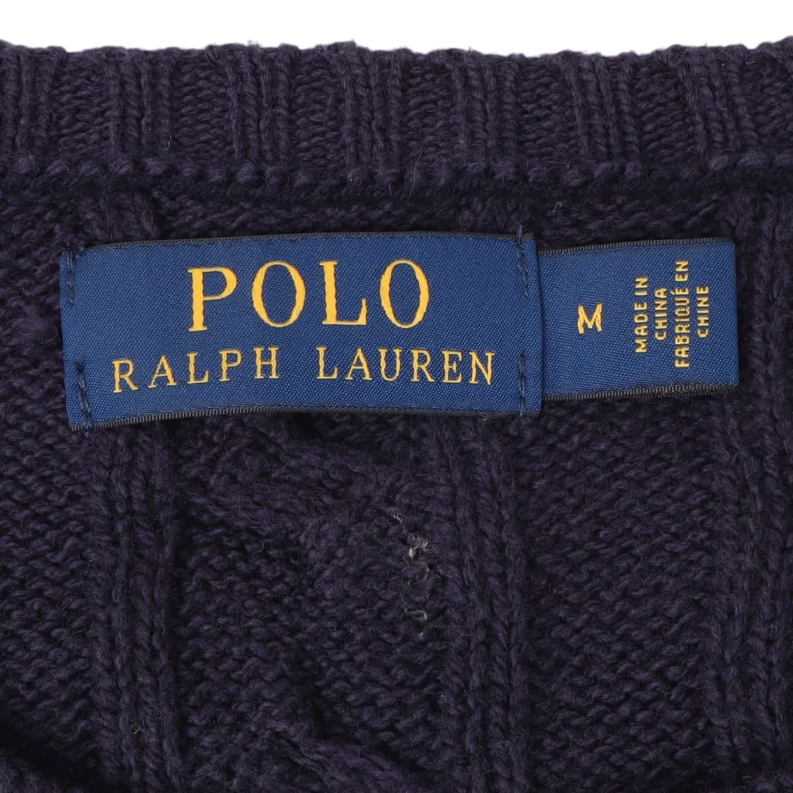 폴로 랄프로렌 네이비 레드 포니 코튼 케이블 니트 상품이미지8