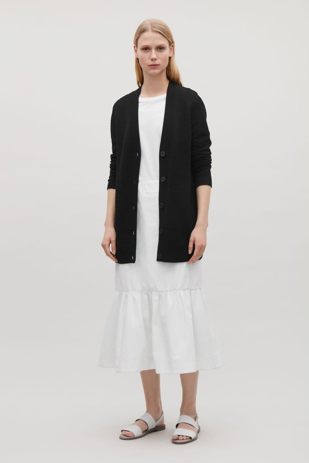 [COS] 텍스쳐 블랙 가디건 상품이미지5