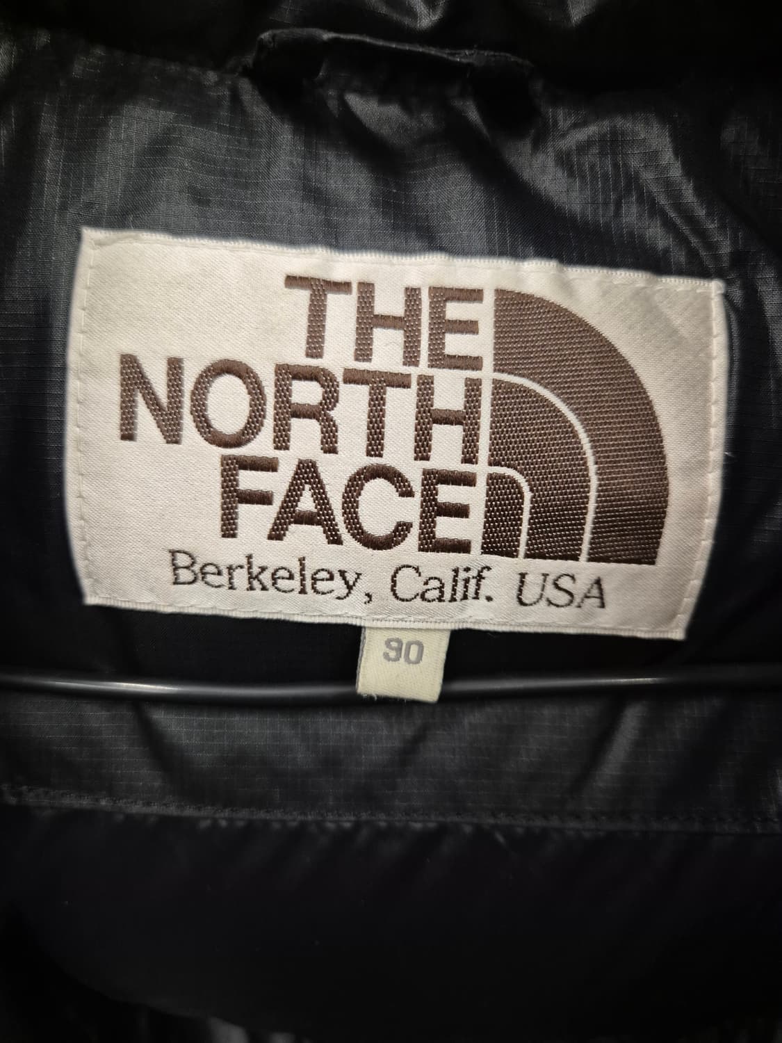 노스페이스 스웨이드 눕시 한정판알파 자켓 90 브라운/블랙 상품이미지5