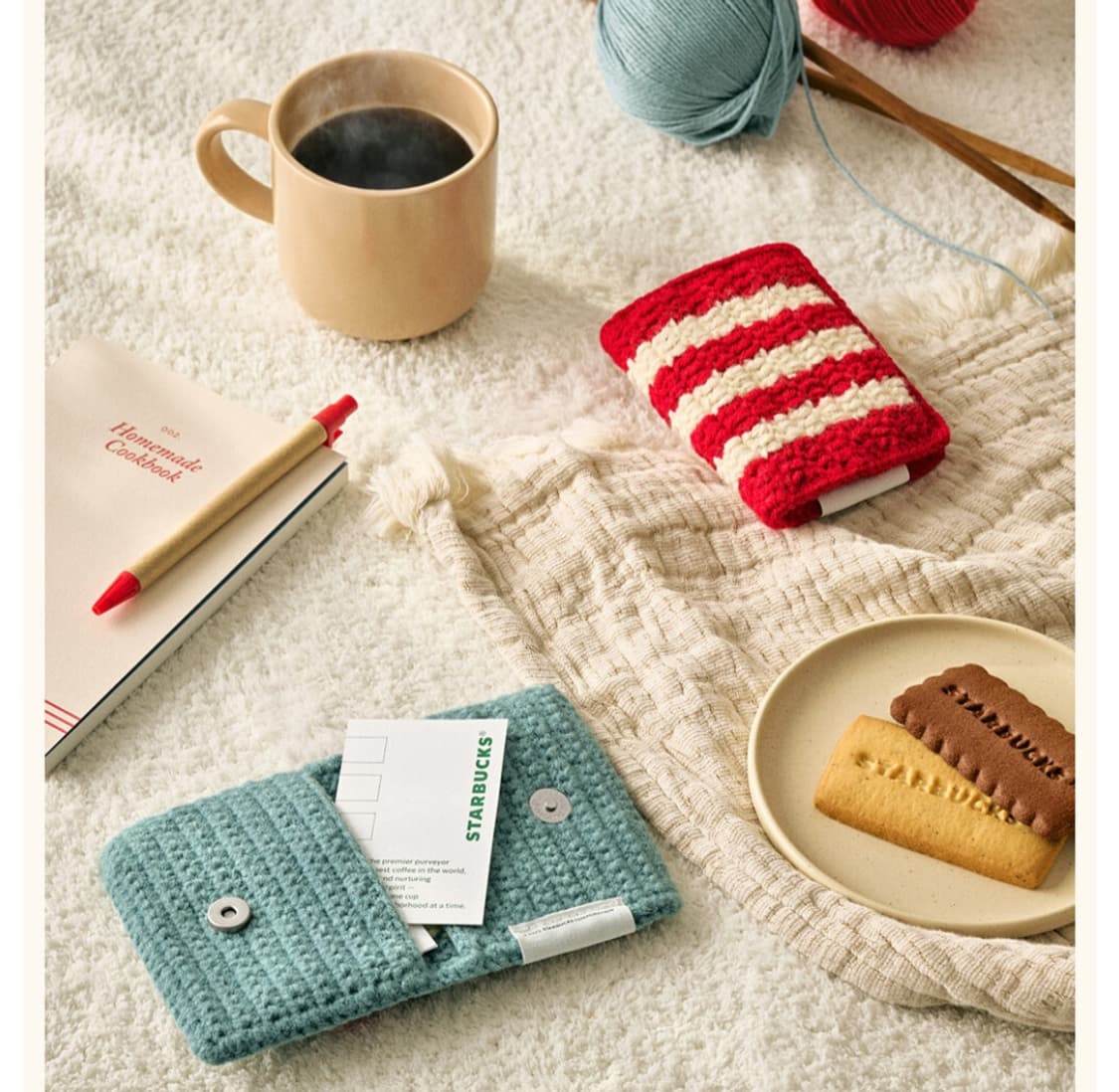 스타벅스 니트 지갑 상품이미지1