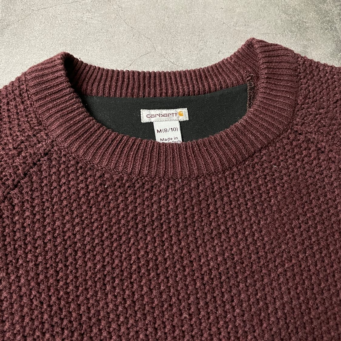 CARHARTT 칼하트 빈티지 버건디 스웨터 A00362 상품이미지2