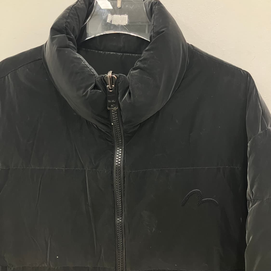 에비수 모노그램 리버시블 다운 무광 패딩 점퍼 L 상품이미지7