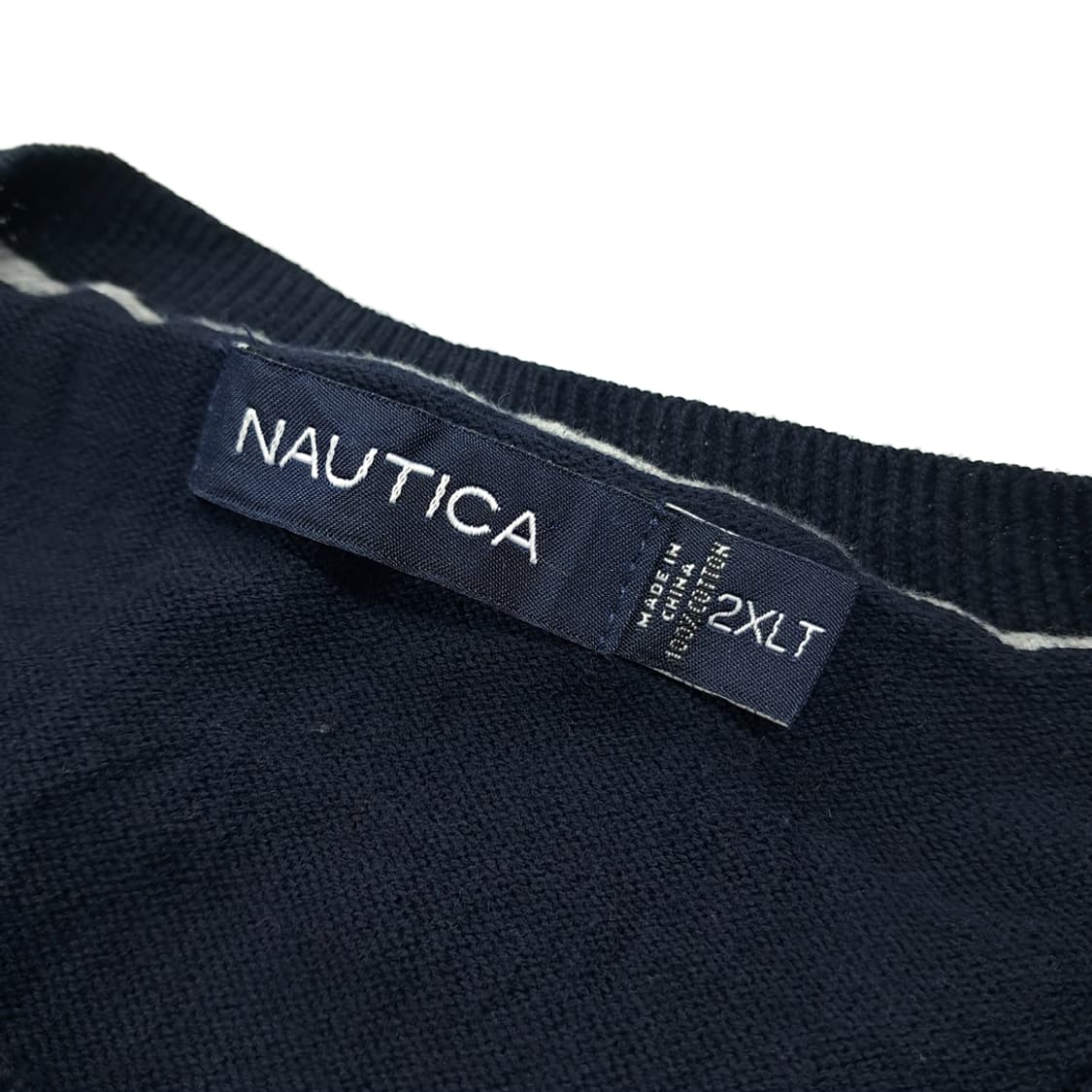 CL131 노티카 코튼 세일보트자수 네이비 니트 스웨터 상품이미지4