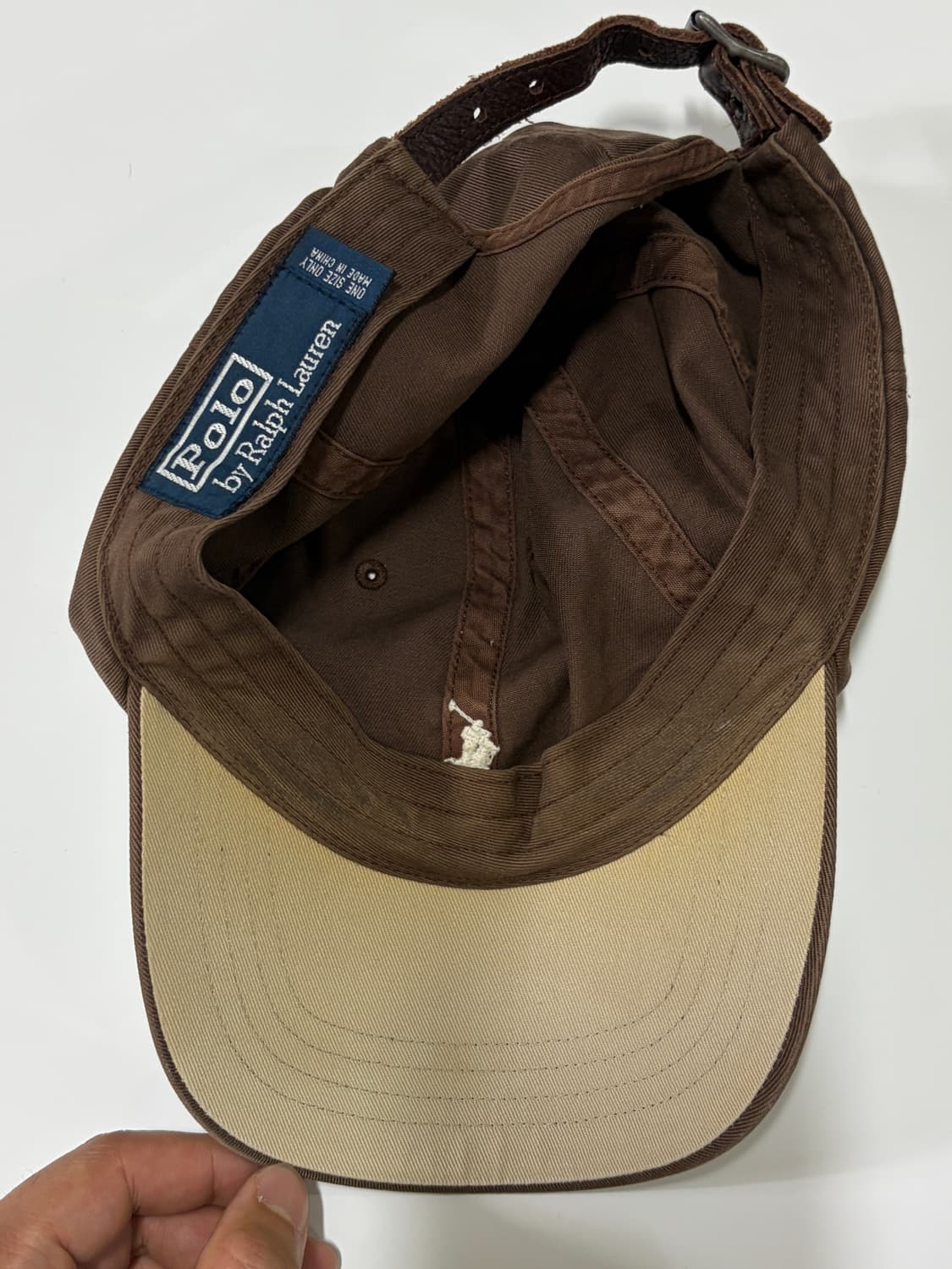 폴로 랄프 로렌(Polo Ralph Lauren) 짙은 브라운 볼캡 상품이미지5