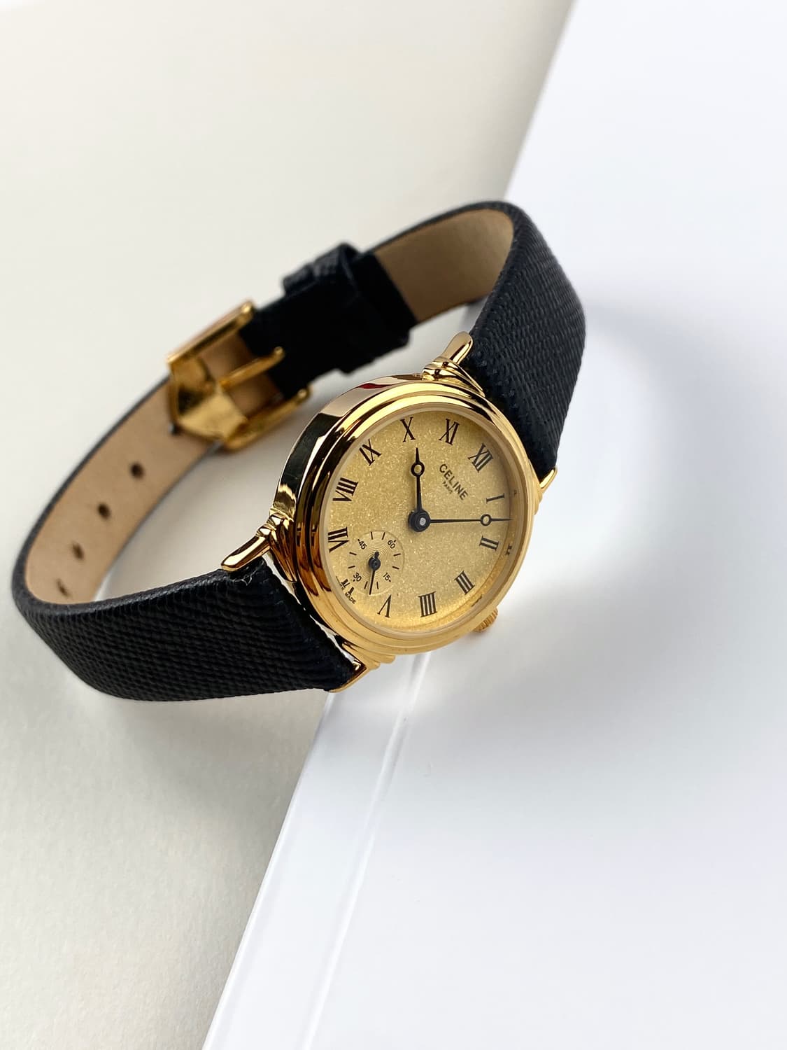[FULL SET] CELINE round mini gold watch 상품이미지2