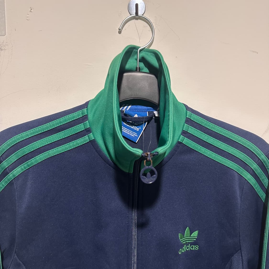 아디다스 네이비 그린 트랙탑 져지 상품이미지2