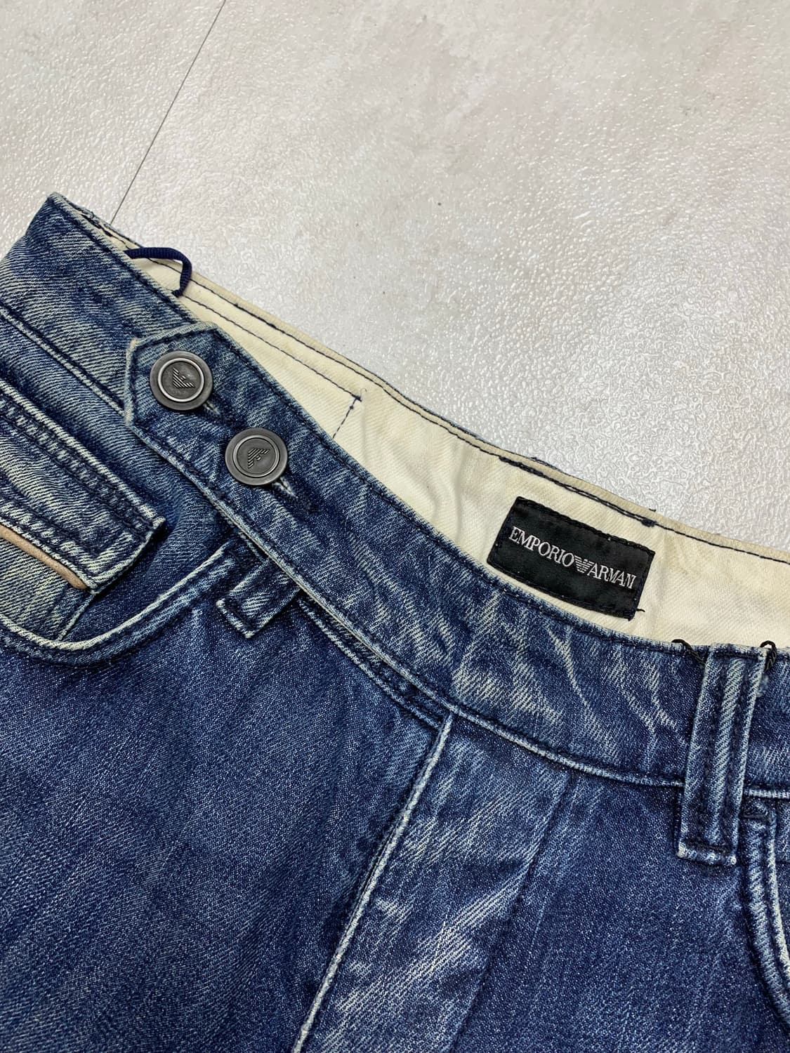 아르마니 익스체인디 데님 워싱 팬츠 #663 상품이미지4