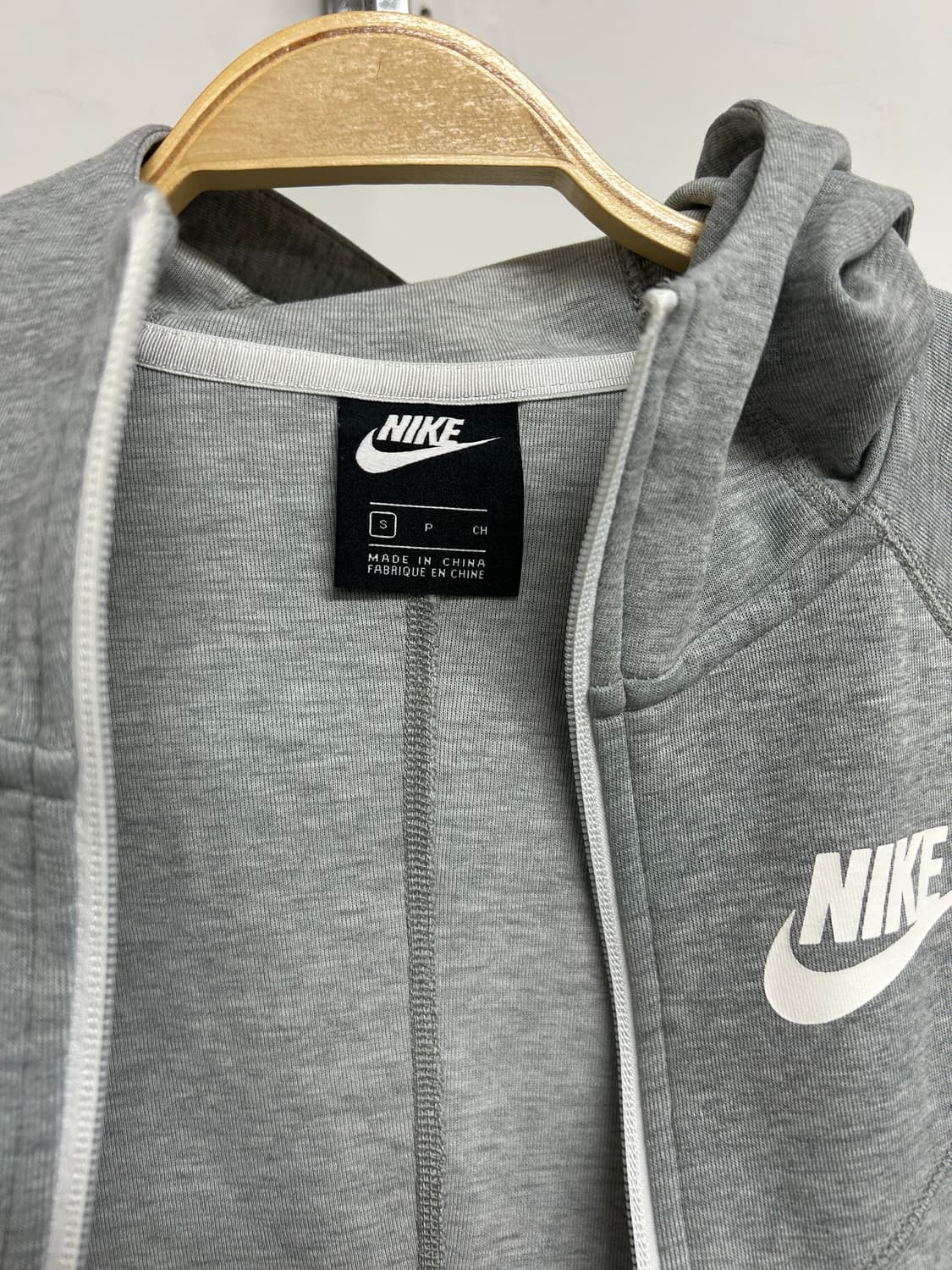 나이키 테크 플리스 후드집업 S 회색 상품이미지8