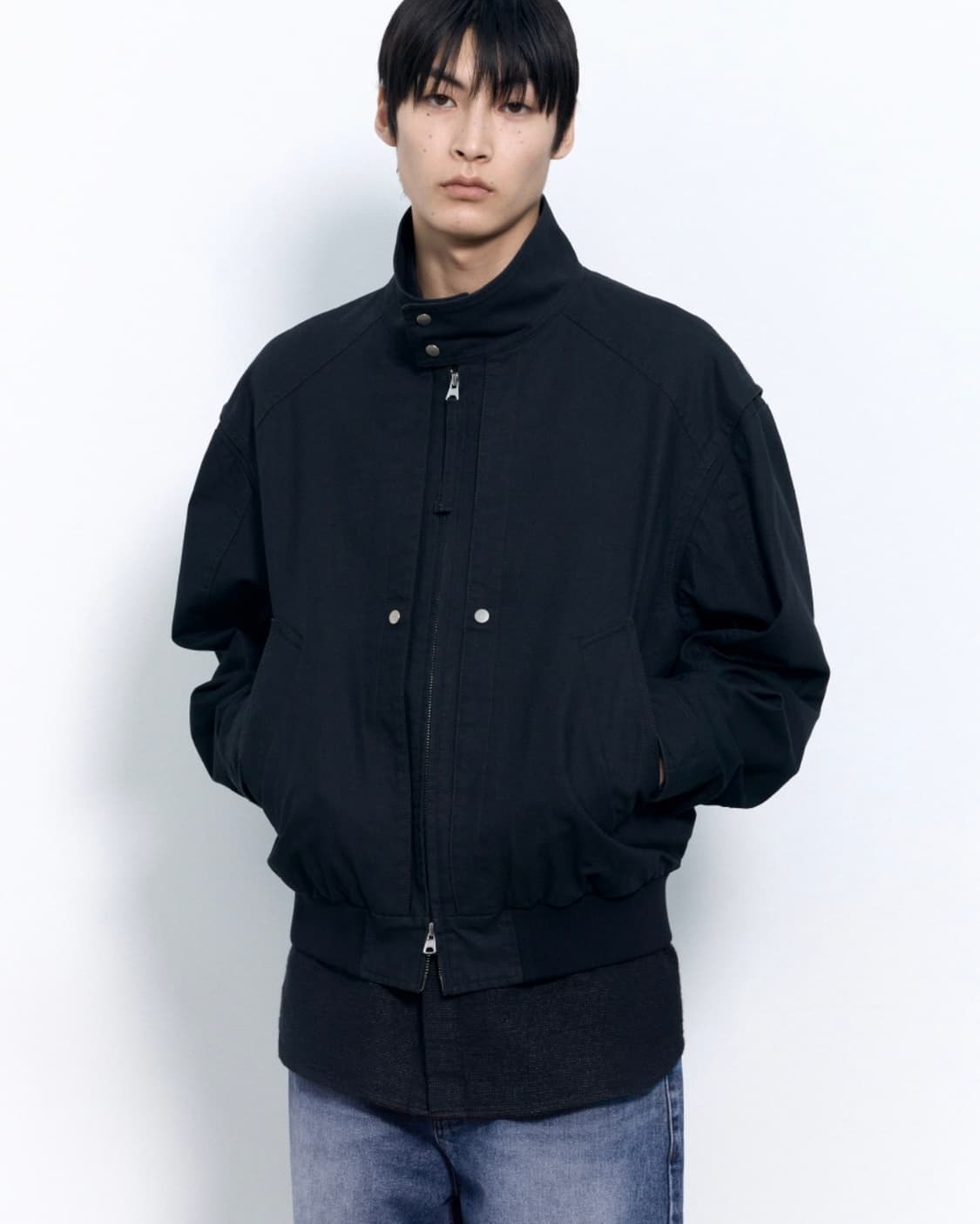 인사일런스 워시드 아스트로 자켓 BLACK 상품이미지4