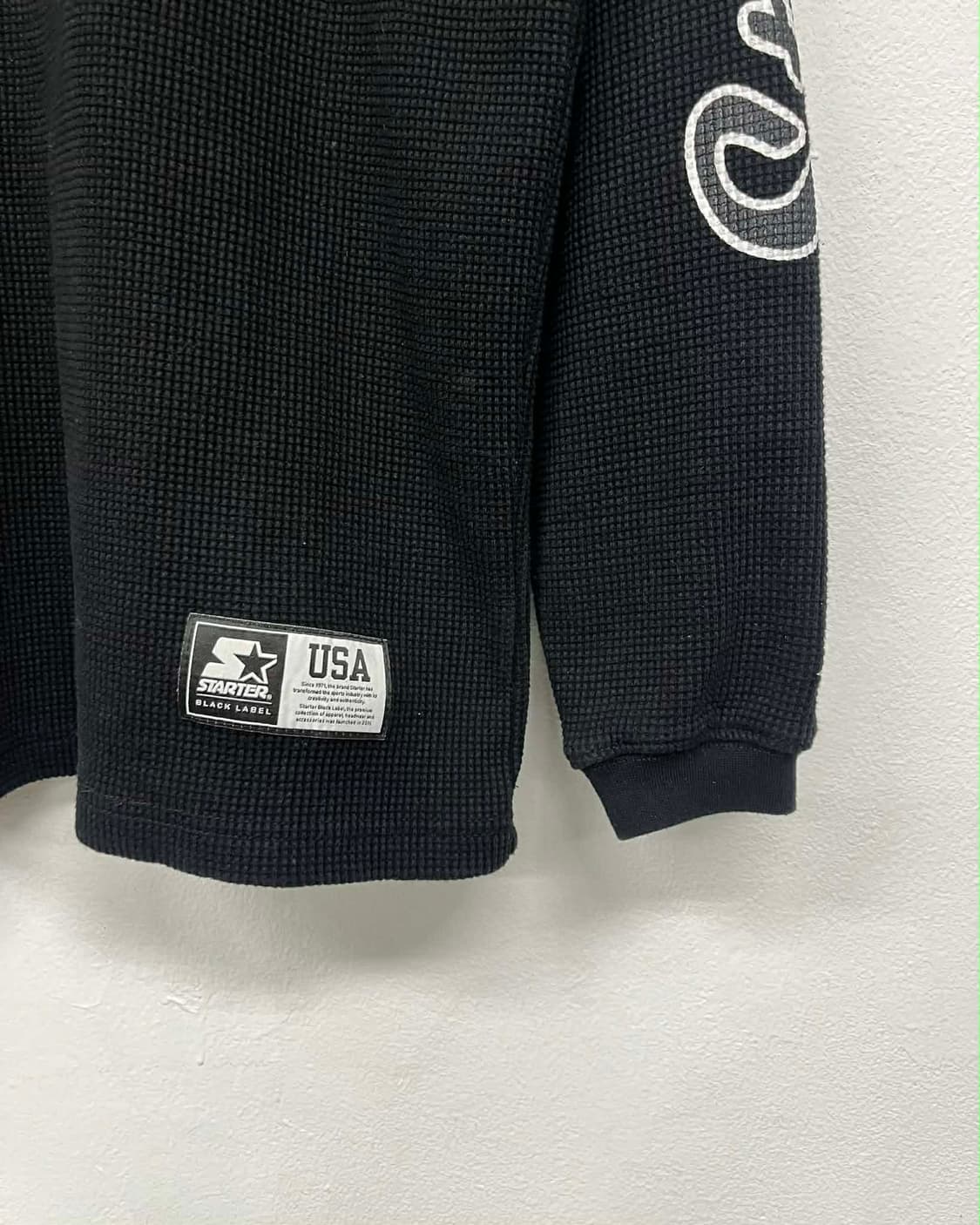 [XL] 스타터 블랙라벨 와플 니트 롱슬리브 상품이미지6