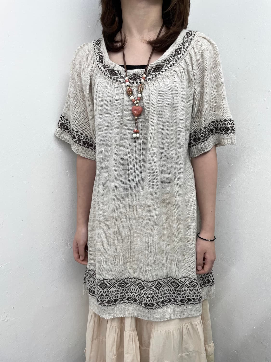 노르딕 모리 니트 원피스 상품이미지1