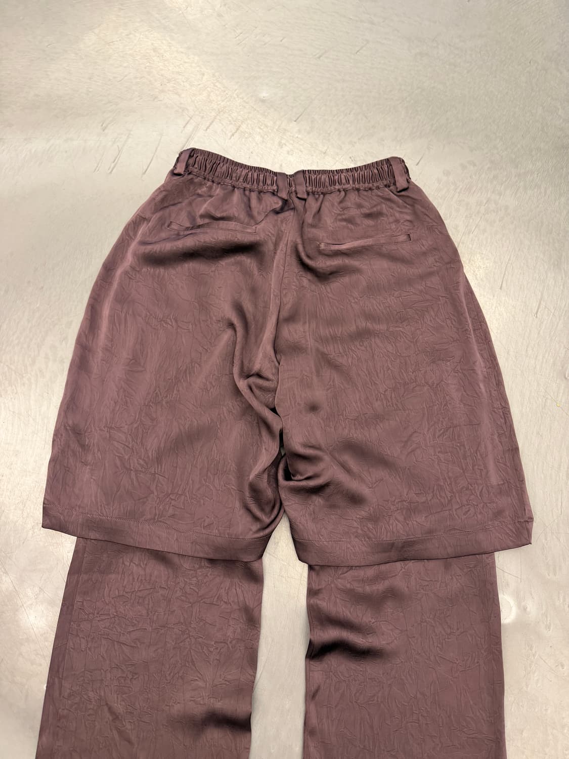 HARE 2WAY LAYERED PANTS 레이어드 와이드팬츠 상품이미지6