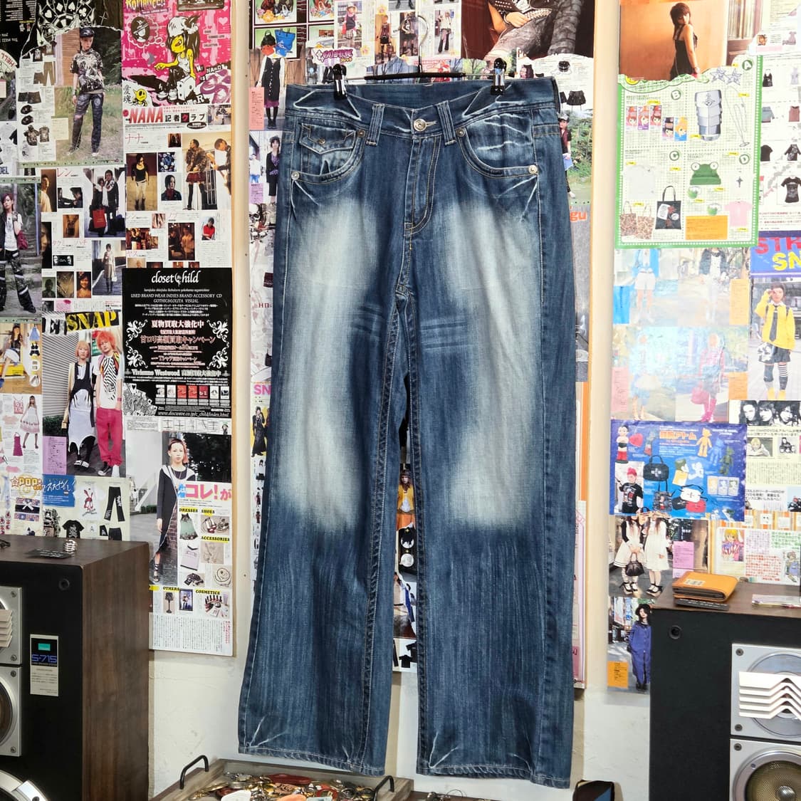 에버라스트 빈티지 워싱 와이드 데님 팬츠 상품이미지6