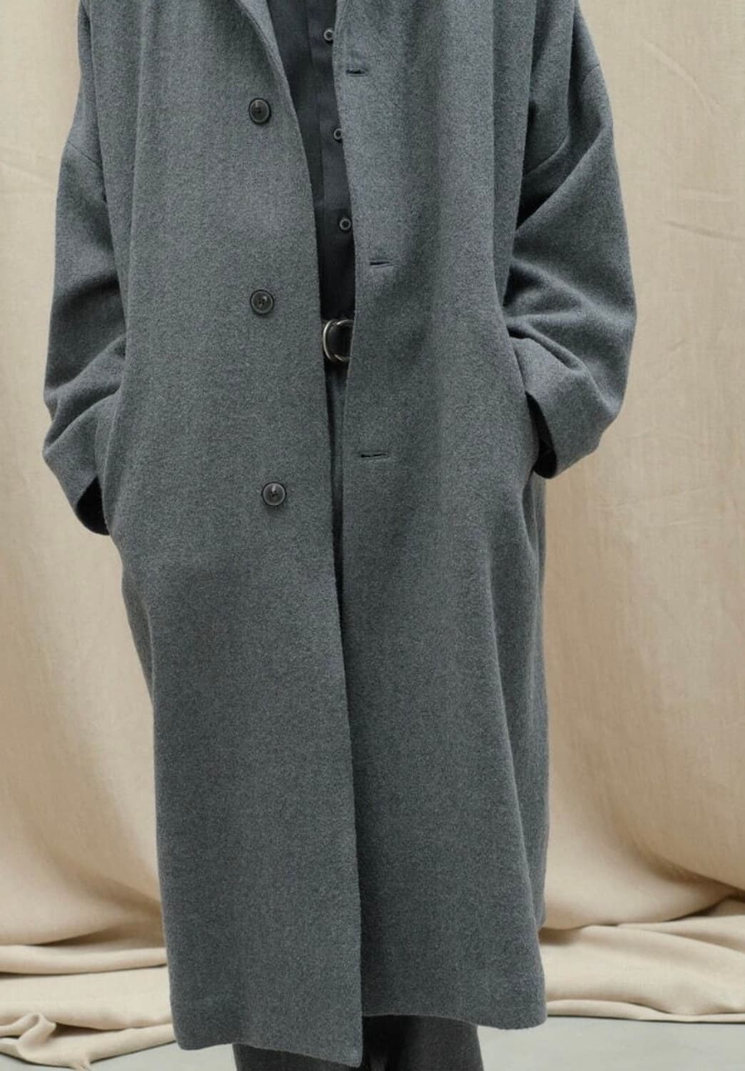 YOKO SAKAMOTO 23AW Kasuri Overcoat 상품이미지2