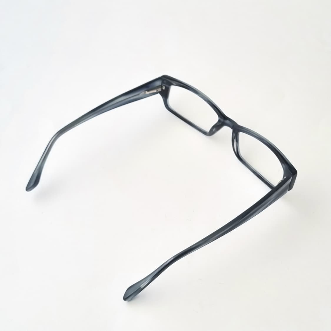 데드스탁 시크한 블루 마블 직사각형 뿔테 안경테 613 상품이미지5