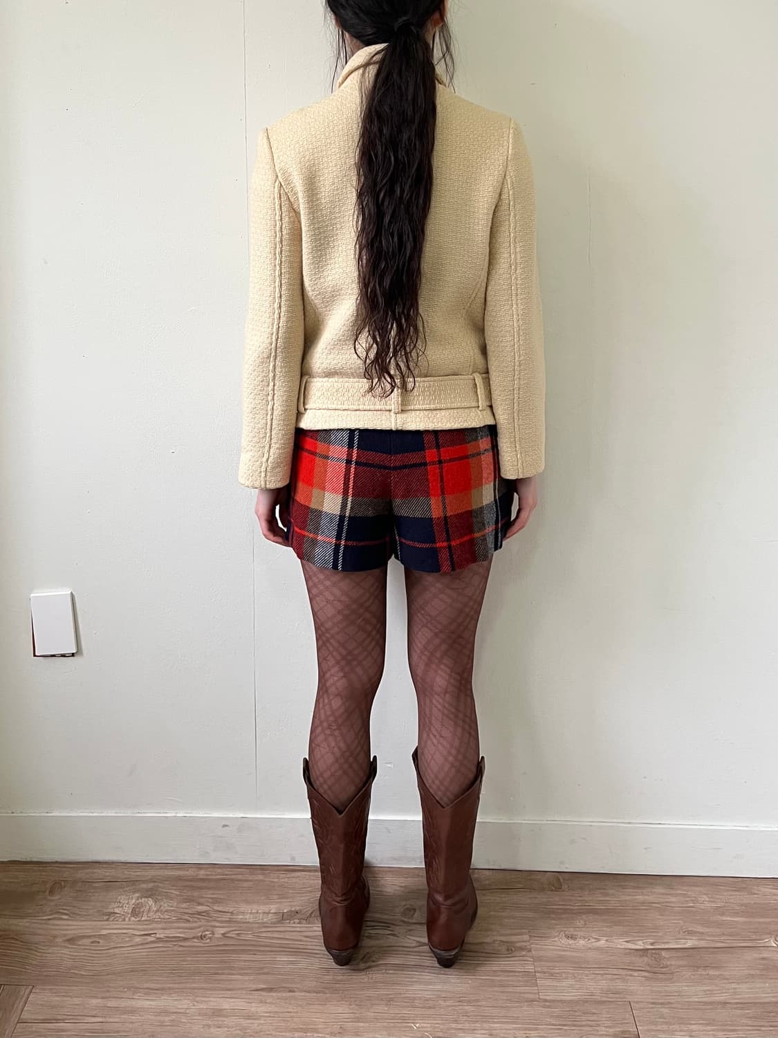 22 OCTOBRE 트위드 크롭 자켓 상품이미지9