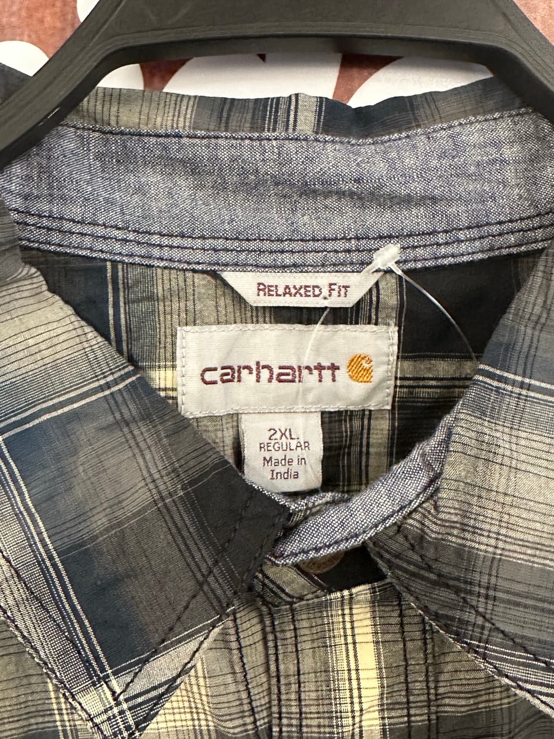 CARHARTT 칼하트 체크 반팔셔츠 상품이미지2