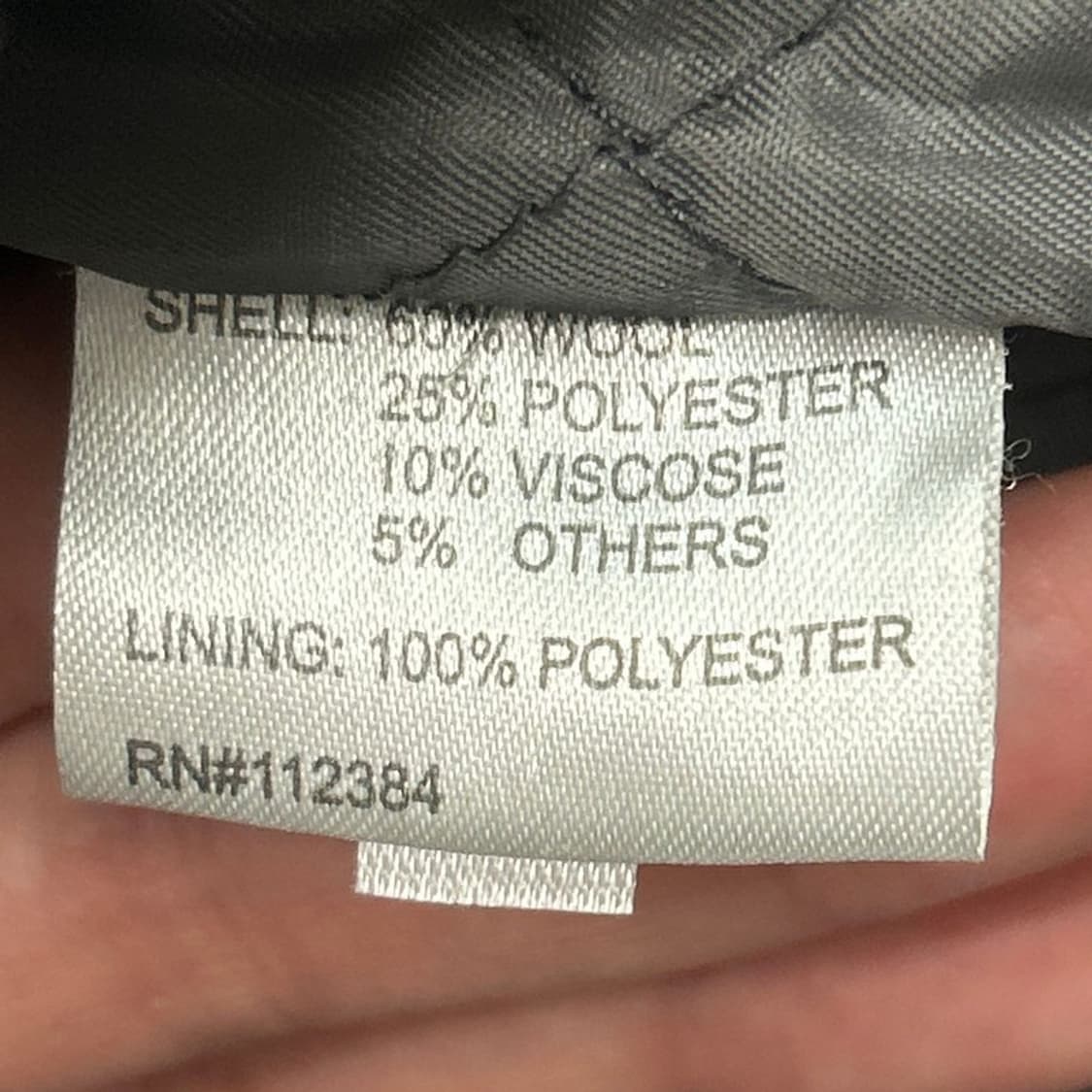 캘빈클라인 울 브렌드 싱글 코트 차콜 M 상품이미지7