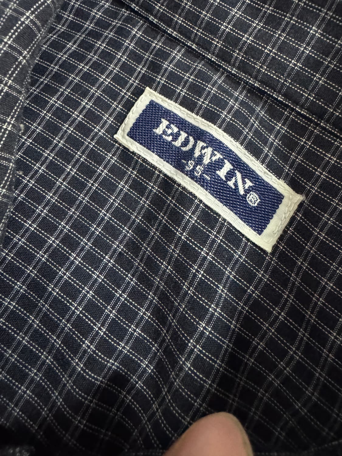 에드윈 EDWIN 빈티지 이쁜 체크셔츠 L~XL 상품이미지3