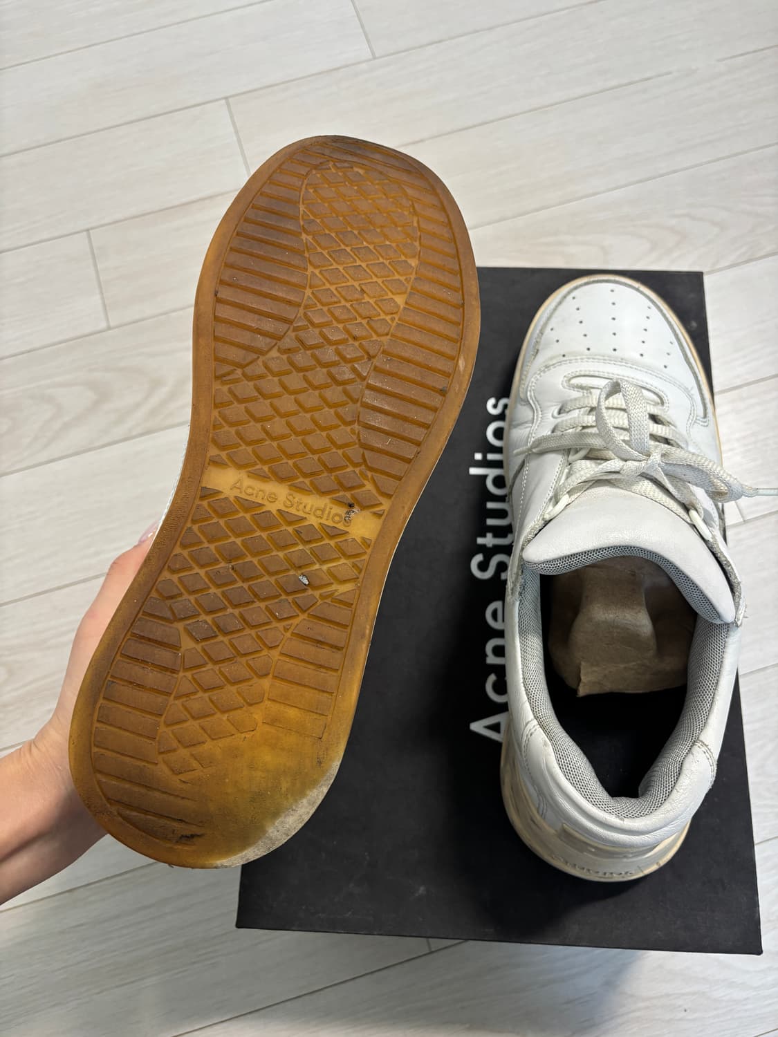 아크네 스튜디오 페리 레이스업 스니커즈 EU42 상품이미지4