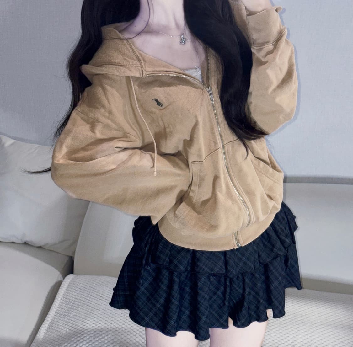 🐰폴로 랄프로렌 미니포니 딥베이지 후드집업🤍 상품이미지2
