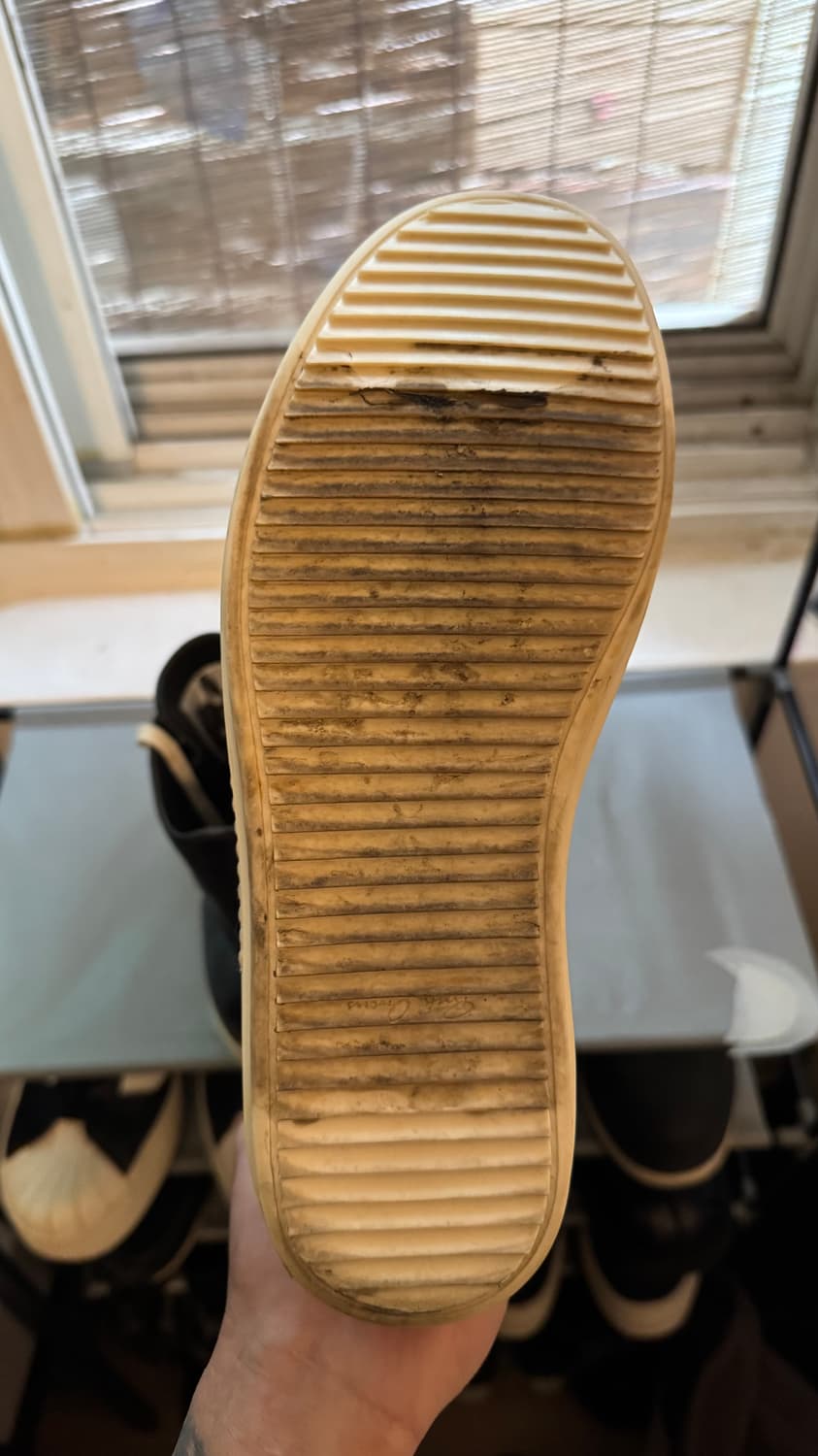 릭오웬스 레더 컨버스 하이 (40.5사이즈) 상품이미지7