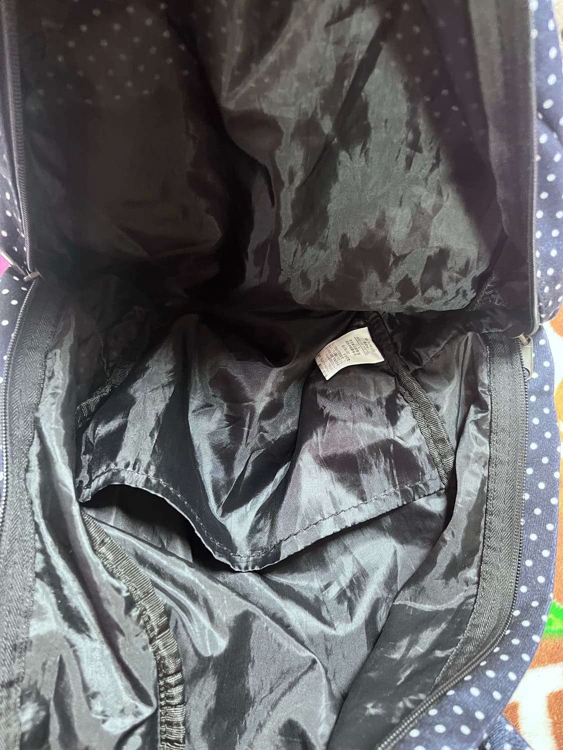 라떼갸루 도트 네이비 브라운 백팩 헤이세이 모리걸 ㅅㅊ 키티 리즈리사 상품이미지3