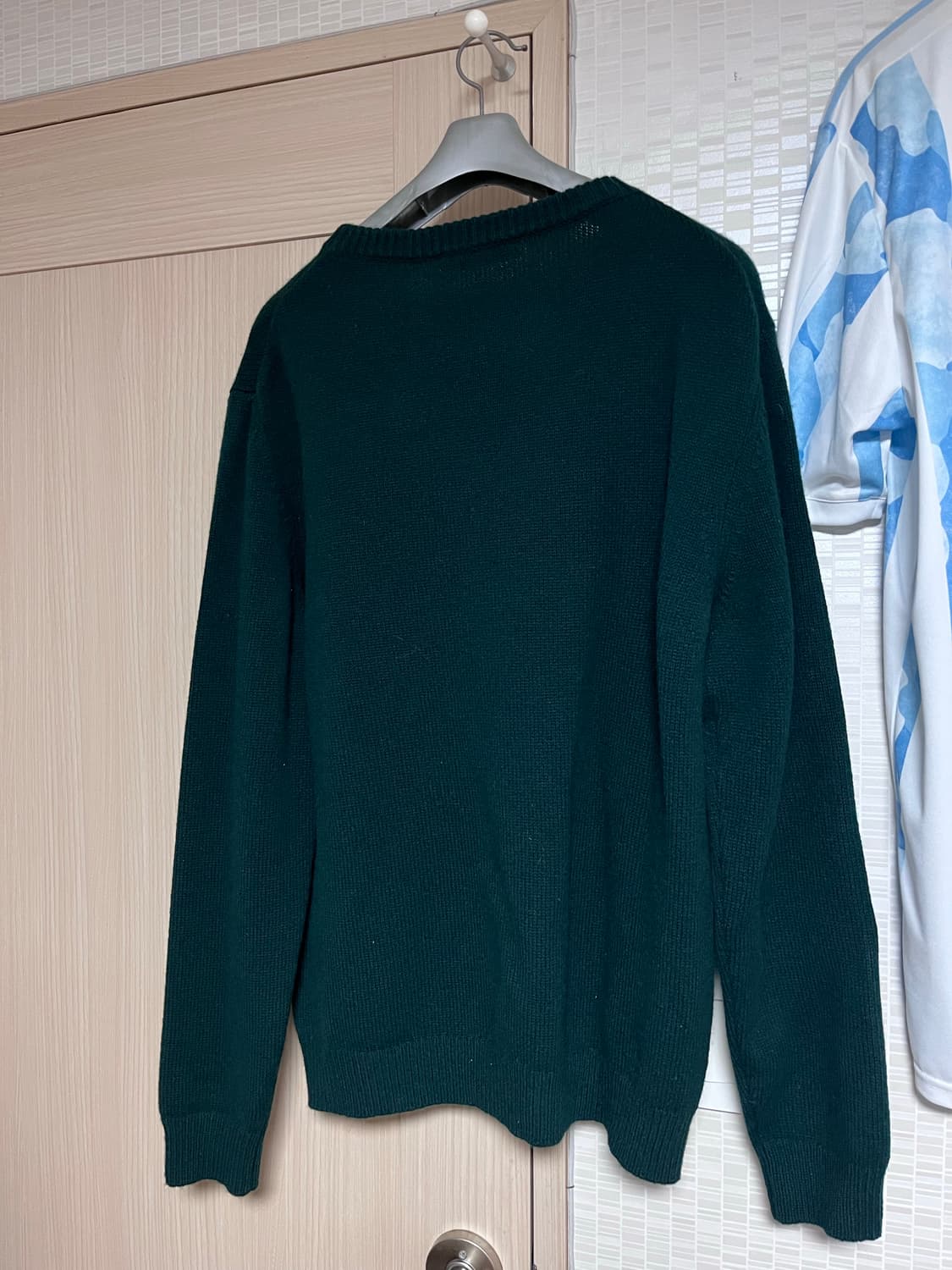 [XL] 메종키츠네 빅폭스 헤드 니트 다크그린 상품이미지2