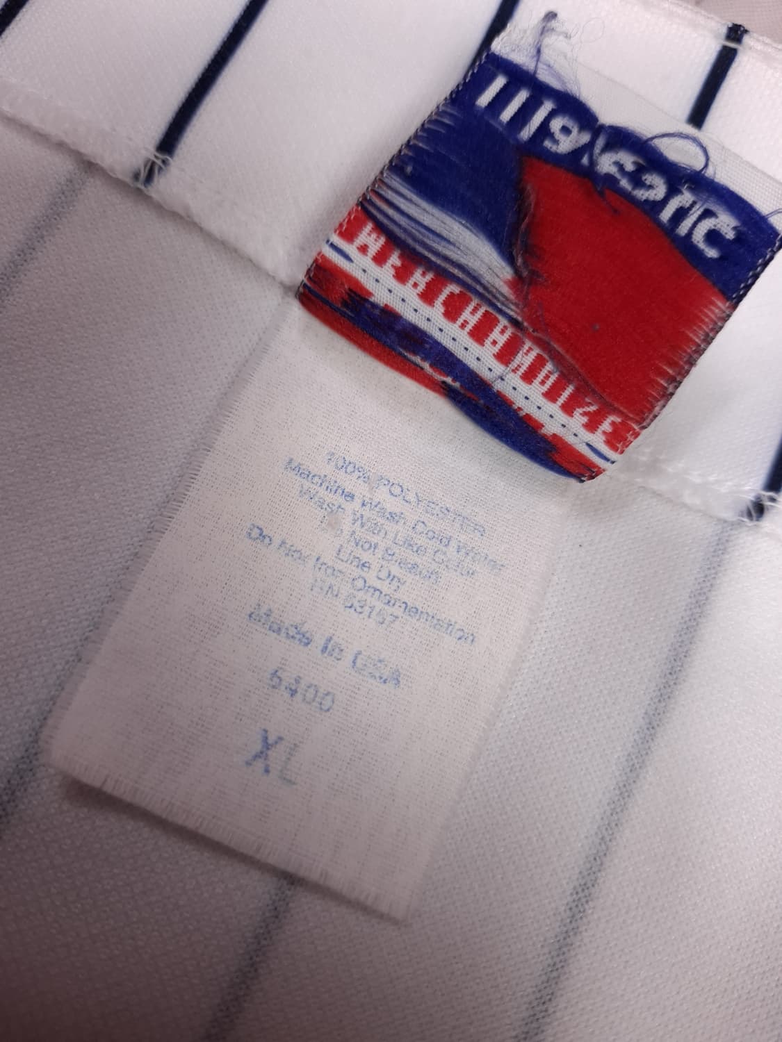 오리지날 90's 미국제조 마제스틱 뉴욕양키스 져지 상품이미지5