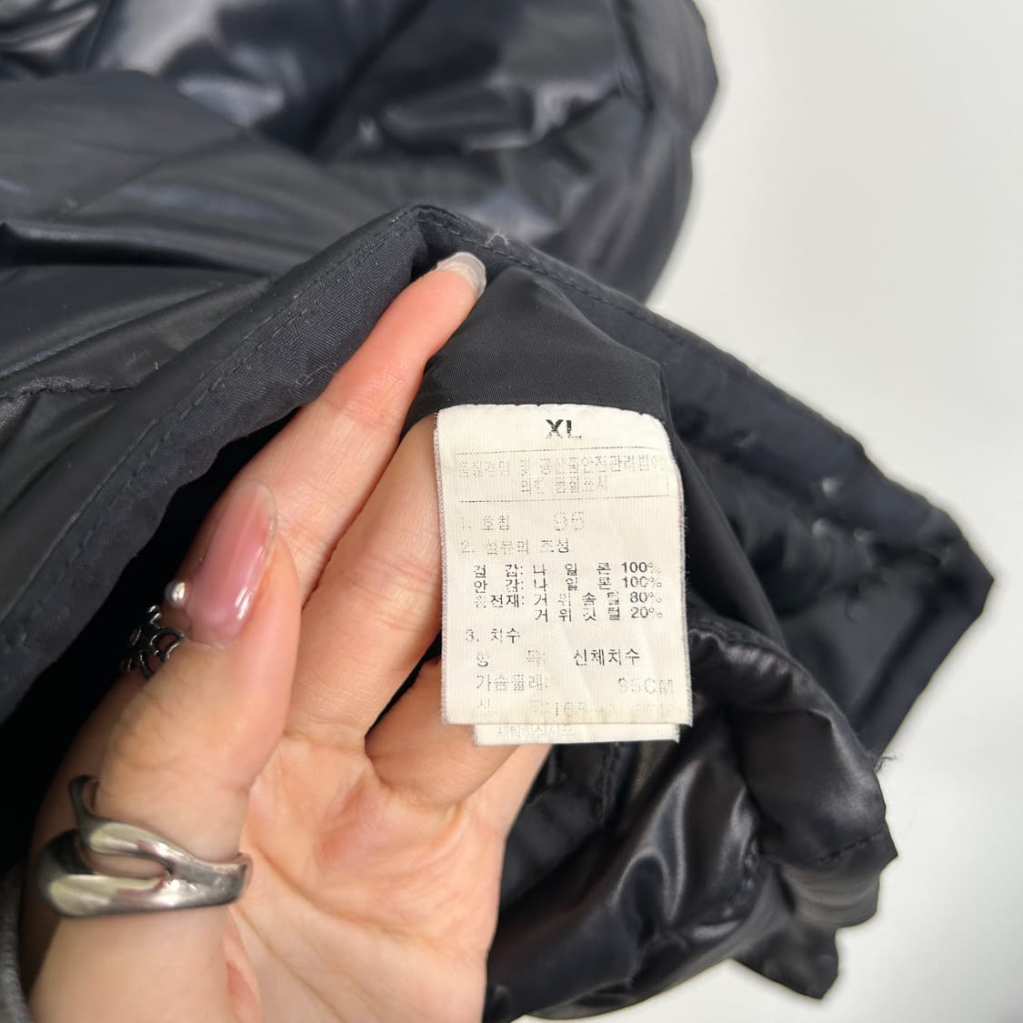 노스페이스 600 여성 거위털 패딩조끼 95 블랙 상품이미지4