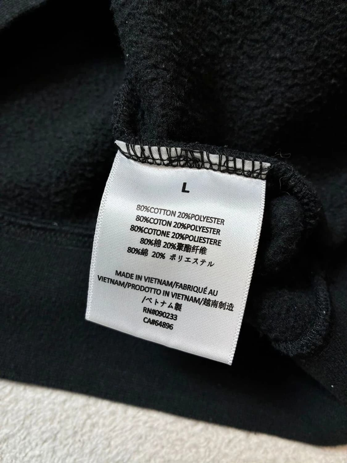 에센셜 피어오브갓 로고 시그니처 오버 맨투맨 PN7323 상품이미지10