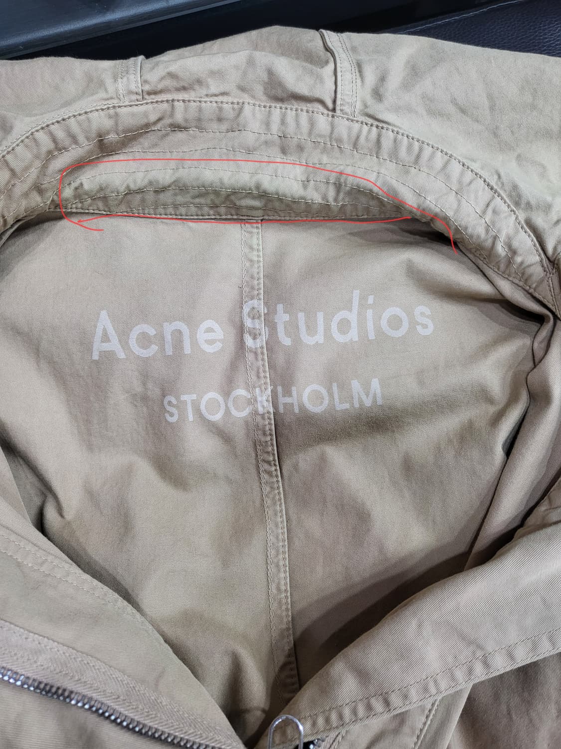 아크네스튜디오 후드 면 오버핏 반집업자켓 상품이미지9