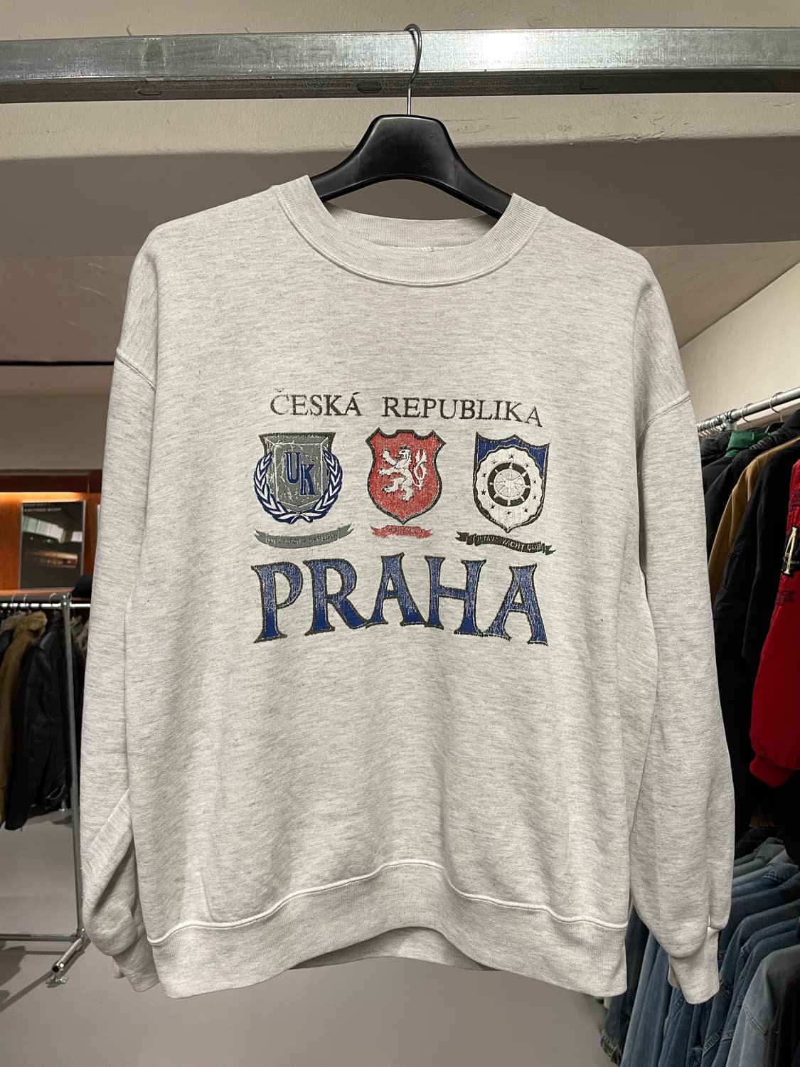 90s PRAHA 프린팅 맨투맨 상품이미지4